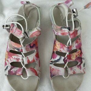 Ecco Women's Multicolor Floral Sandals